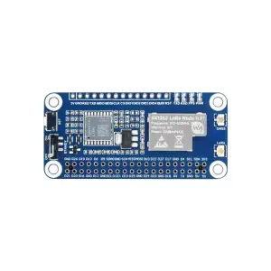 Carte d'extension de nœud LoRaWAN Waveshare SX1262 pour antenne RPi, GNSS, CB, 433/470M