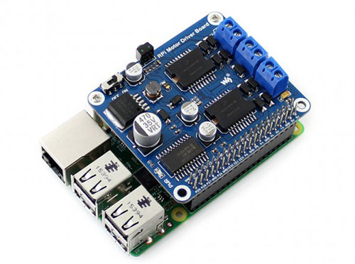 Placa de Controlador de Motor Raspberry Pi MC33886 para Raspberry Pi - Haga Clic para Ampliar