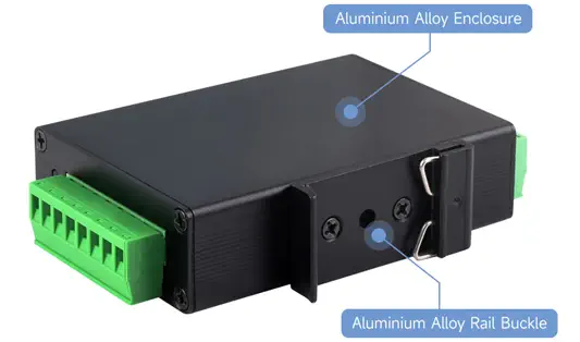 Servidor Serial Ethernet Waveshare de 4 Canales RS485 a RJ45 c/ Puerto Ethernet PoE