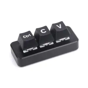 Waveshare Clavier Programmable Waveshare à 3 Touches Ctrl C/V (Version Plus)
