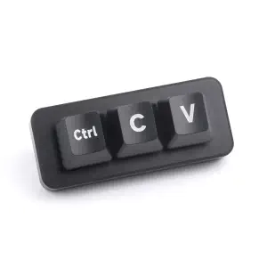 Waveshare Clavier Programmable Waveshare à 3 Touches Ctrl C/V (Version Plus)