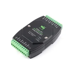 Waveshare Module de Sortie Analogique Industriel 8 Canaux avec Conversion DA 12-Bits (Modbus RTU)