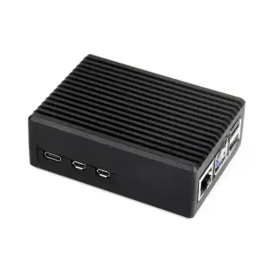 Waveshare Boîtier à Rayures Rainurées avec Refroidissement pour Raspberry Pi 5