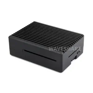 Waveshare Boîtier à Rayures Rainurées avec Refroidissement pour Raspberry Pi 5