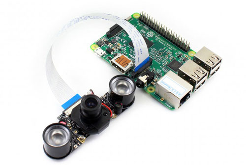 Raspberry Pi Camera Module w/ IR Cut Filter- Click to Enlarge