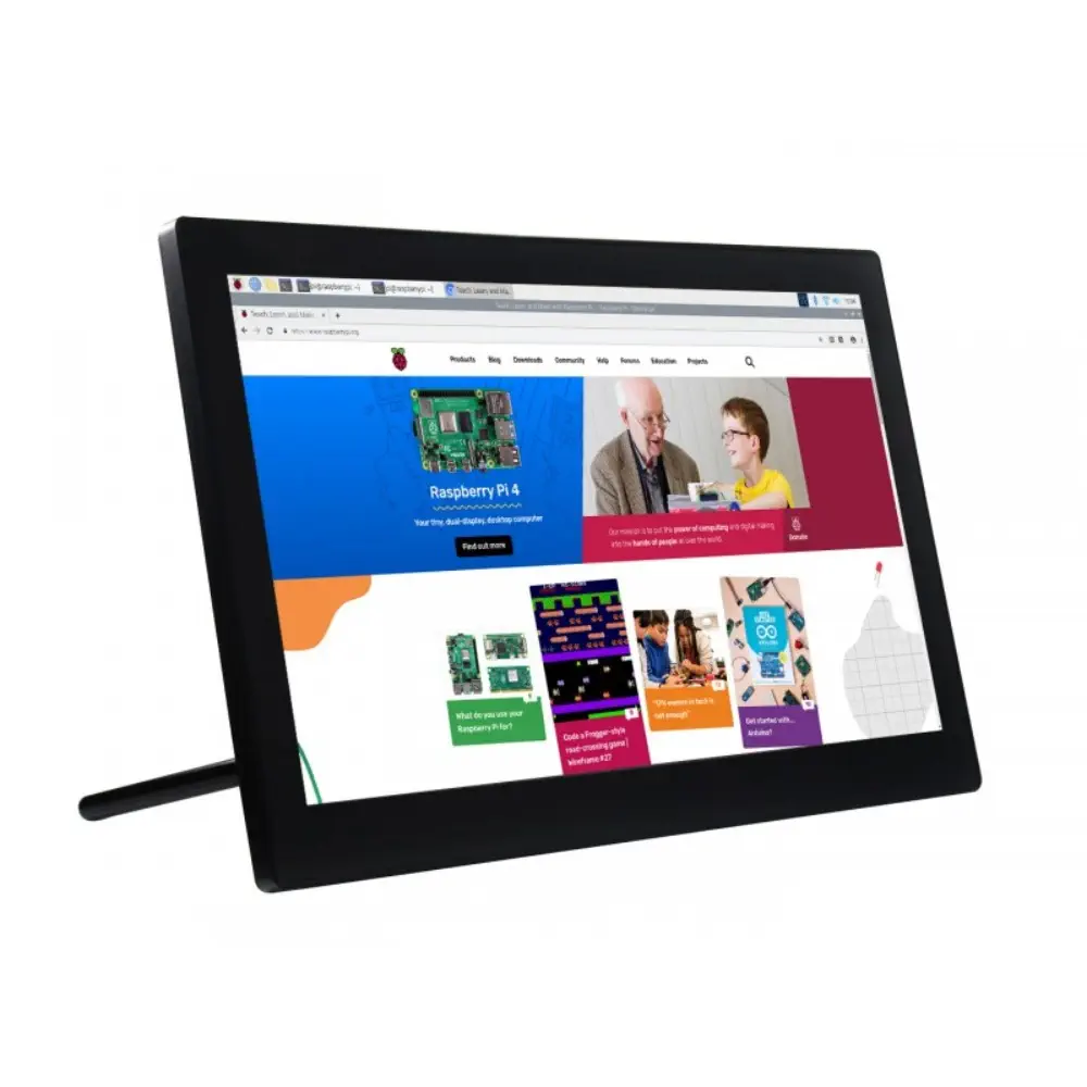 Waveshare Mini-Computer 13.3" alimenté par Raspberry Pi 3A+, écran tactile HD (EU)