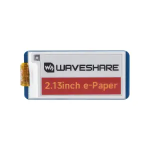 Waveshare E-Paper HAT 2.13" (G), 250x122, Rouge/Jaune/Noir/Blanc, Interface SPI