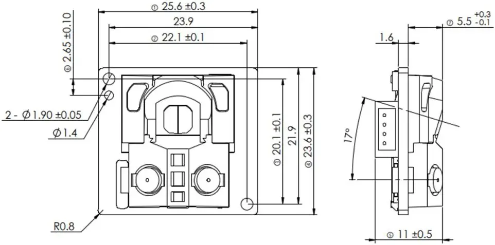 YDLIDAR GS2 100° LiDAR