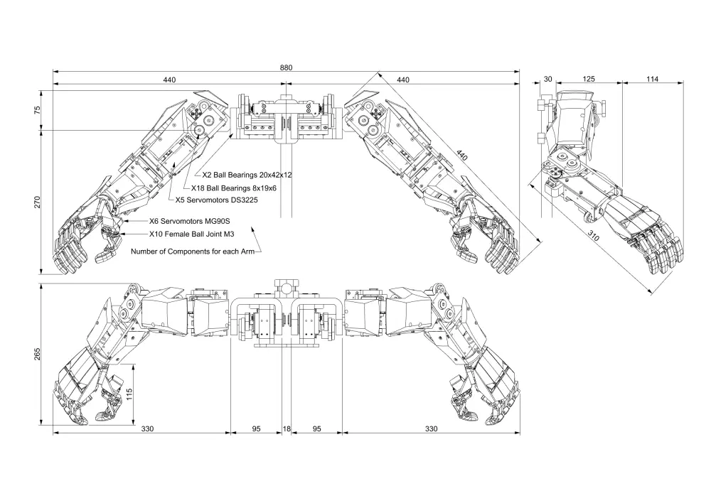 Brazos Completos Pro de Youbionic