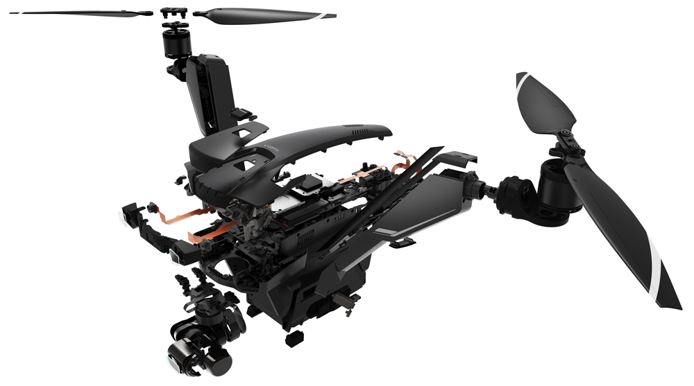 Falcon UAV-Drohne mit 4K-Video - Zum Vergrößern klicken